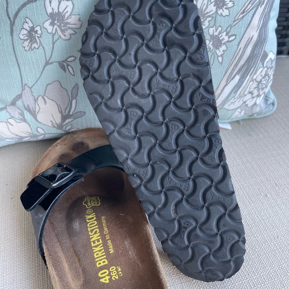 BIRKENSTOCK MADRID BLACK SANDALS WOMEN’S SIZE 9 MEN’S SIZE 7 - Picture 5 of 11